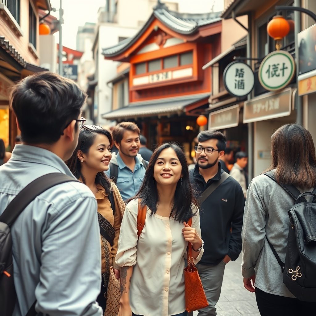 Heritage walking tour in Japan